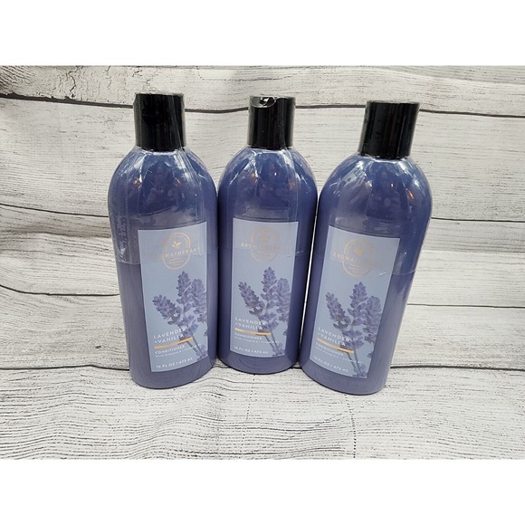 Bath & Body Works Aromatherapy Lavender + Vanilla Conditioner New 16 fl oz X 3 - Picture 1 of 3